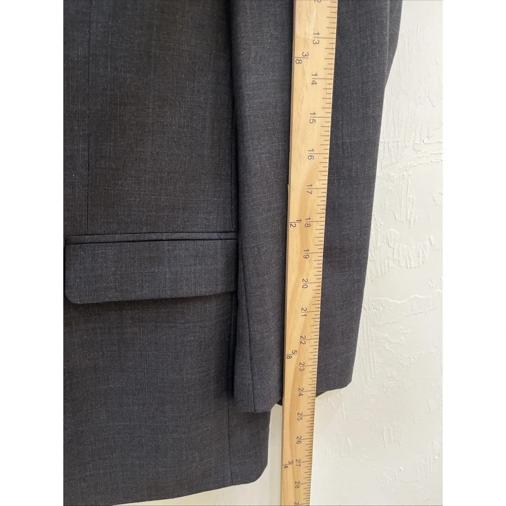 Lauren Ralph Lauren Blazer Men 42R Gray Good 100% Wool‎ 2-Button Sport Coat